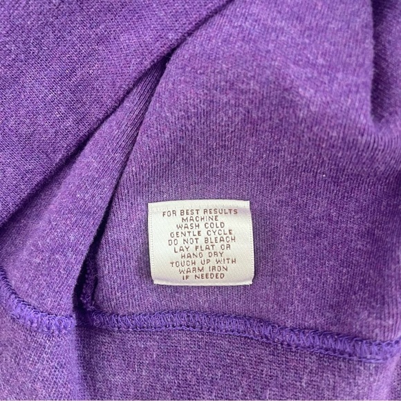 Peter Millar Purple Sweater Mens X-Large 1/4 Zip Up Long Sleeve Pullover - Picture 7 of 7